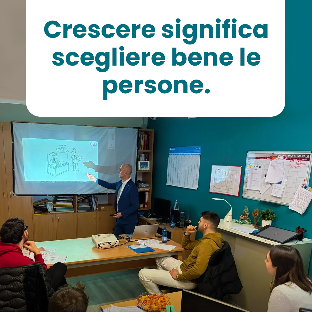 Crescere è una scelta. E ogni scelta comincia dalle persone