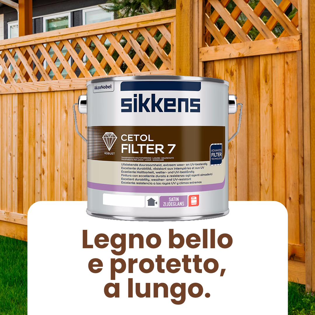 Il legno merita rispetto. La linea Cetol di Sikkens nasce per questo